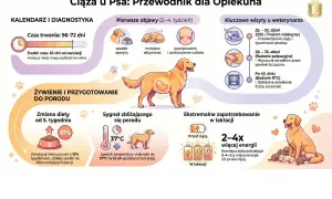 Ciąża psa ile trwa? Od 56 do 72 dni, średnio 63 dni od owulacji. Przewodnik dla opiekuna zawiera objawy, wizyty u weterynarza i przygotowanie do porodu.