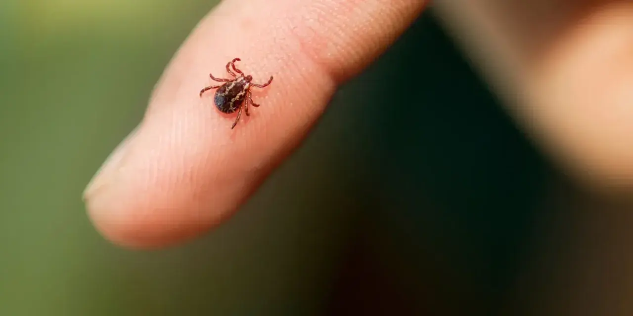 Mały kleszcz na palcu. Czy urwany kleszcz żyje? To pytanie nurtuje wielu po usunięciu pasożyta.