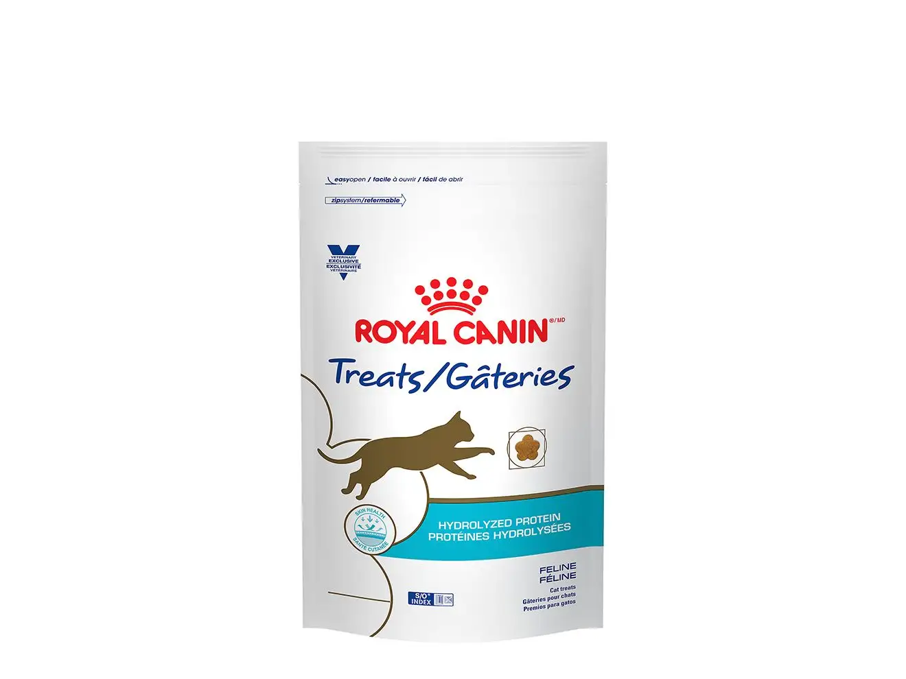Royal Canin przysmaki dla kota z alergią pokarmową. Hydrolyzed Protein dla zdrowej skóry.